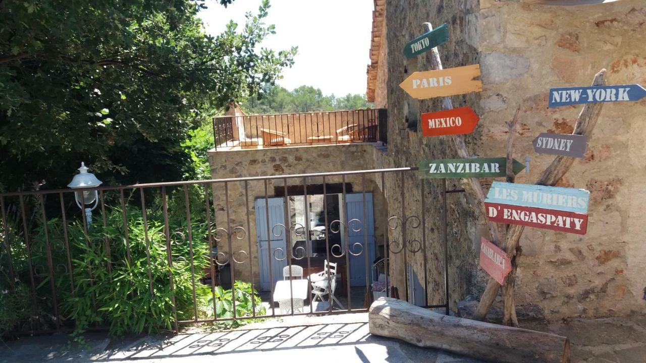 Bastide Provencale Les Muriers D'Engaspaty Seillans Exterior foto